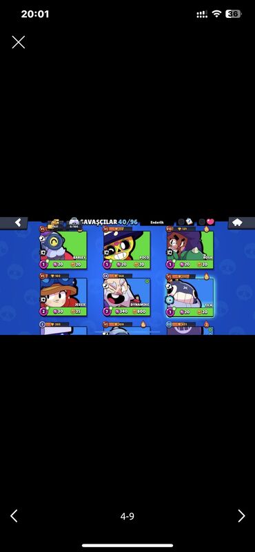 Video oyunlar üçün aksesuarlar: Brawl Stars hesabı – detallı məlumat - Kupa: 9437 (profildə “Tüm — 3