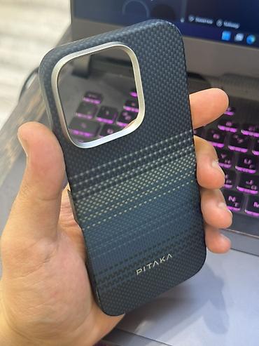 Чехлы: Original PITAKA aramid lifli telefon qılıfı 16 pro üçün normal — 2