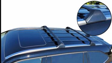 Другие детали кузова: Рейлинги Багажник на крыше Highlander 2020г.в. Серый цвет По