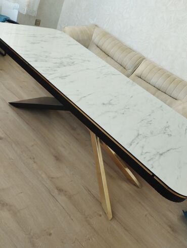 mərmər masa: Qonaq masası, İşlənmiş, Açılmayan, Mərmər, Dördbucaq masa