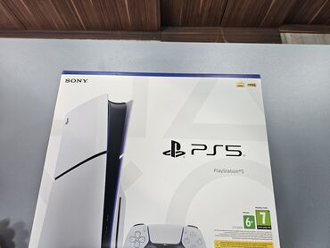 PS5 (Sony PlayStation 5): Ps 5 Slim 1 tb yaddaş Təp təzədi karopkası açılmayıb