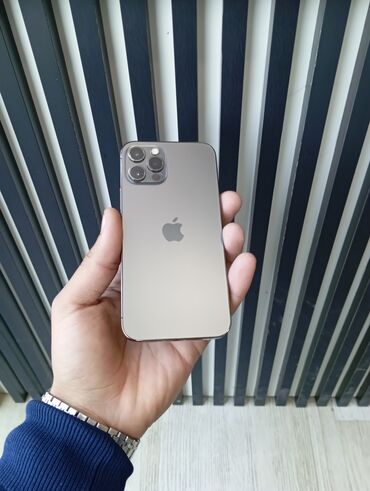 iphonelər: IPhone 12 Pro, 256 GB, Black Titanium, Face ID