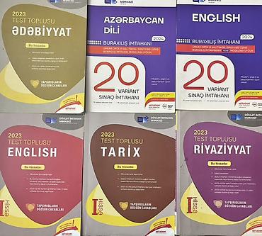 Testlər: Məktəb və qəbul imtahanlarına hazırlıq üçün test toplusu və sınaq — 1