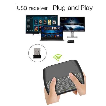 мини ноутбуки: Клавиатура с подсветкой Bluetooth D8 X Подсветка D8 мини цветная 2,4