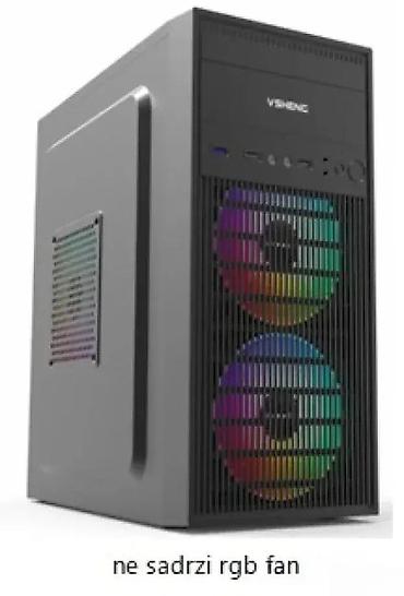 Desktop računari i radne stanice: Računarsko kućište – midi tower - Elegantno sivo/crno midi tower — 1