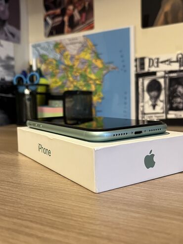 Apple iPhone: IPhone 11, 128 GB, Alpine Green, Face ID, Simsiz şarj — 12