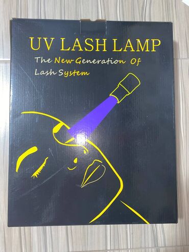 Другая техника для красоты и здоровья: UV LASH LAMP. Лампа для наращивания ресниц, с подставкой. В черном