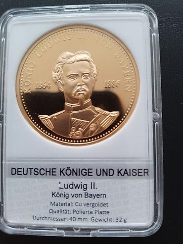 bust: Alman kralları və imperatorlarına həsr olunmuş kolleksiya medalı – — 1