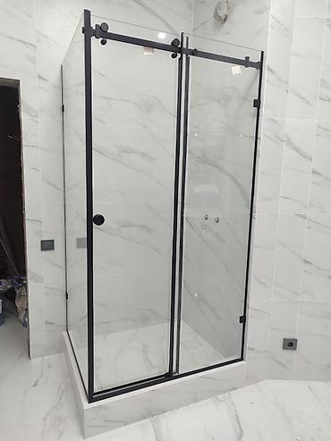 Душевые кабины: Душевая кабина Прямоугольная, Размер: 1 x 1 см, Высота поддона: 18 см,Покрытие: Другое покрытие — 4