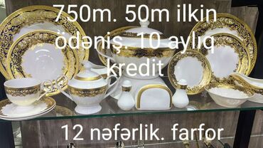 Nahar dəstləri və servizlər: Nahar dəsti, rəng - Ağ — 5