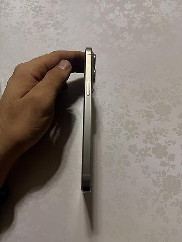 Apple iPhone: IPhone 15 Pro Max, Б/у, 256 ГБ, Natural Titanium, Защитное стекло, 80 % — 2