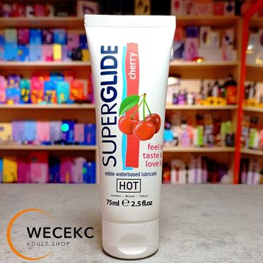 Товары для взрослых: Hot «SuperGlide Taste it Cherry» съедобная смазка для орального секса