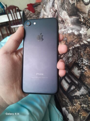 айфон x токмок: IPhone 7, Жаңы, 128 ГБ, Black Titanium, Кулакчындар, Коргоочу айнек, 70 %