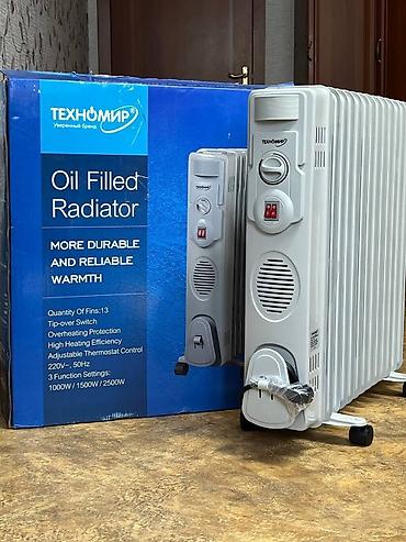 Масляные обогреватели: Масляный обогреватель Кол-во секций: 9, Отключение при падении, Защита от замерзания, Быстрый нагрев — 4