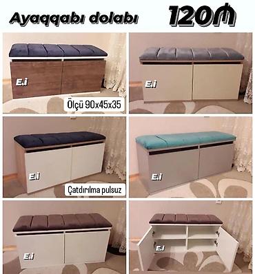 yumşaq oturacaqlar: Yeni, 2 qapılı, Ağ, Ayaqqabı dolabı — 1