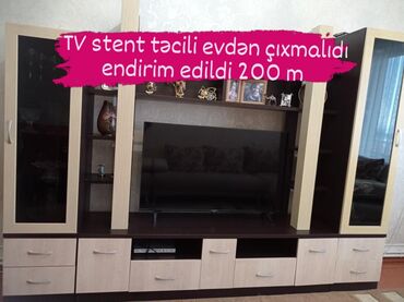 tv stend satilir: Polkalı