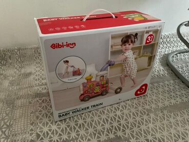 Детские ходунки: Развивающий детский ходунок-паровозик Bibi-inn «3 в 1» -