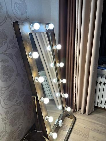 Зеркала: Напольное гримерное зеркало с подсветкой - Формат: полноразмерное — 9