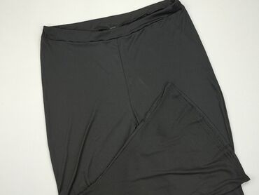 spódniczka czarne skórzane: Material trousers, Boohoo, 6XL (EU 52), condition - Perfect