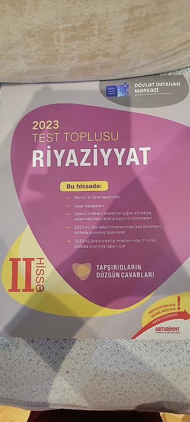 Testlər: Riyaziyyat Testlər 11-ci sinif, DİM, 2-ci hissə, 2023 il — 1