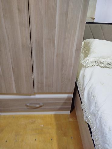 İki qapılı şkaf - Material: Ağac teksturalı LMDP (laminant), açıq