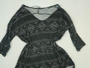 czarne bluzki odkryte ramiona: Blouse, L (EU 40), condition - Good