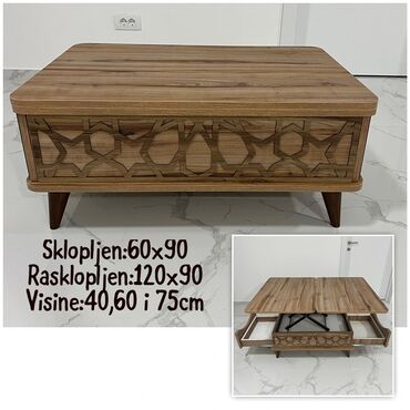 Stolovi: PAMETNI SKLOPIVI KLUB STO - 25000 RSD Elegantni, moderni, praktični i — 11