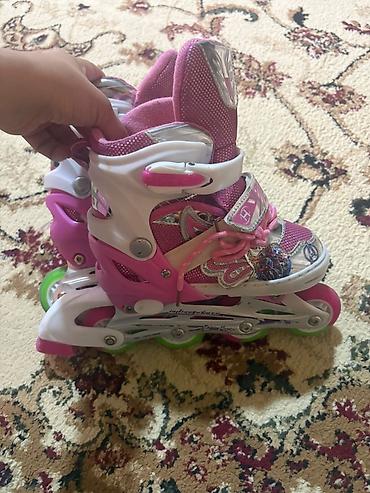 детские ролики roller: Uşaq üçün təkərli konki (inline skates) – qızlar üçün dizayn razmer — 2