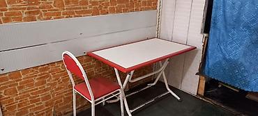 masa restoran: Stullar ilə, Düz masa, 2 nəfər — 3