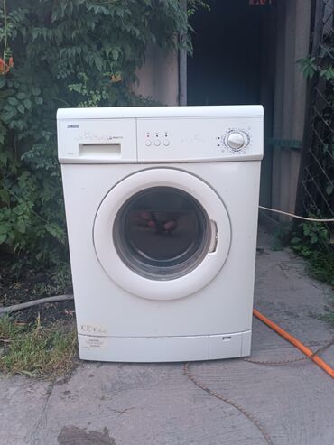стиральные машины купить бу: Кир жуучу машина Zanussi, Колдонулган, Автомат, 5 кг чейин, Толук өлчөм
