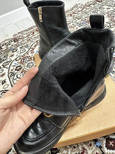 Ботинки и ботильоны: Ботинки, 33, 34, 34.5, Gucci, Б/у, цвет - Черный — 2