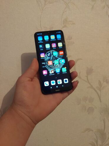 мебель из поддонов: Xiaomi Redmi 8, 32 ГБ, цвет - Синий, 
 Отпечаток пальца, Face ID