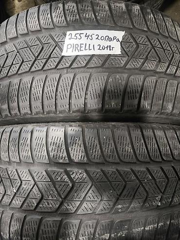2554520: Шины 255 / 45 / R 20, Всесезонная, Б/у, Пара, Внедорожные (АТ/МТ), Pirelli — 1