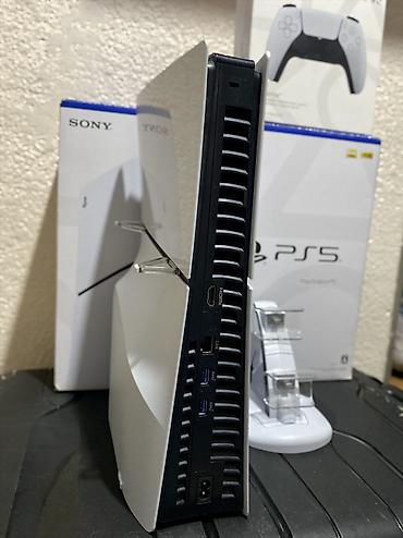 диск ps: Sony ps 5 slim + 2 игр на дисках + два джойстика. Не шумит, не — 7