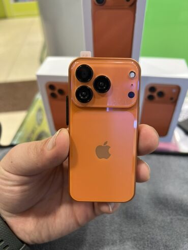 Другие мобильные телефоны: Айфон мини 17 Pro Max, Новый, 16ГБ, Оранжевый, Белый, Чехол, Кабель — 2