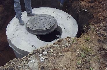 датчик утечки воды: Септик/колодец из железобетонных колец под ключ любой сложности — 1