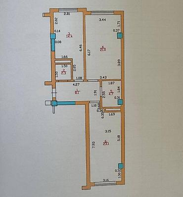 Продажа квартир: 2 комнаты, 75 м², Элитка, 10 этаж, Евроремонт — 13