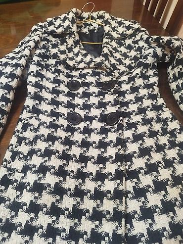 Paltolar: Qadın palto – qara-ağ “houndstooth” (itburnu) naxışlı - Stil — 5