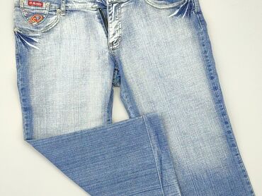 błękitne bluzki damskie: Spodnie 3/4 Damskie, S, stan - Bardzo dobry