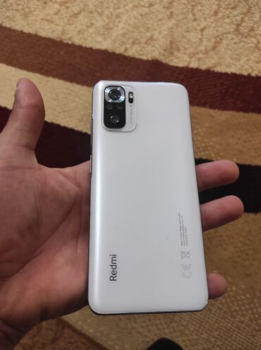redmi a1 plus qiymeti: Xiaomi Redmi Note 10S, 64 ГБ, цвет - Белый, 
 Отпечаток пальца