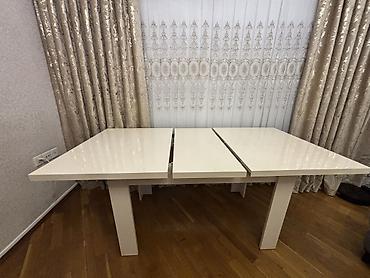ber ber stolu: Qonaq masası, Yeni, Açılan, MDF, Dördbucaq masa — 2