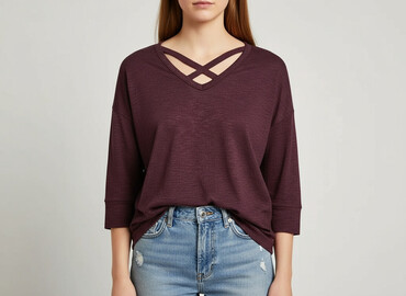 bluzka z odkrytymi plecami stradivarius: Amisu, Women's blouse, size S