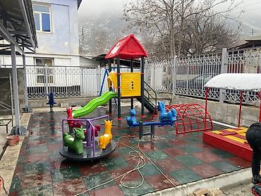 Детская игровая площадка уличного типа, комплект. Состав и элементы