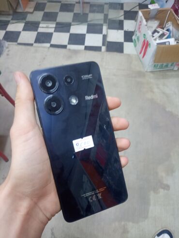 принтер ош: Redmi, Redmi Note 13, Жаңы, 128 ГБ, түсү - Кара, 1 SIM, 2 SIM