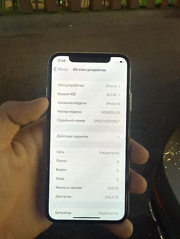 iphone x aksesuar: IPhone X, 256 GB, Gümüşü, Face ID — 5