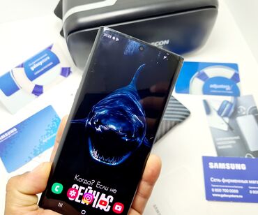 купить телефон s10: Samsung Note 10 5G, Колдонулган, 256 ГБ, түсү - Кара, 2 SIM, eSIM