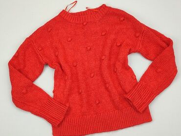 czerwone t shirty tommy hilfiger: Sweter, Papaya, S, stan - Dobry