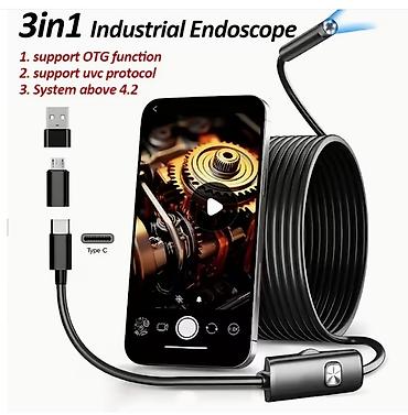 medicinski frižider: USB endoskop kamera za telefon – inspekcijska kamera sa LED — 2