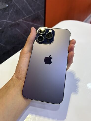 ноутбук бу бишкек: IPhone 14 Pro Max, 128 ГБ, Deep Purple, Куту, 88 %
