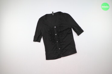 Жіноча футболка XS, візерунок - Однотонний, колір - Чорний